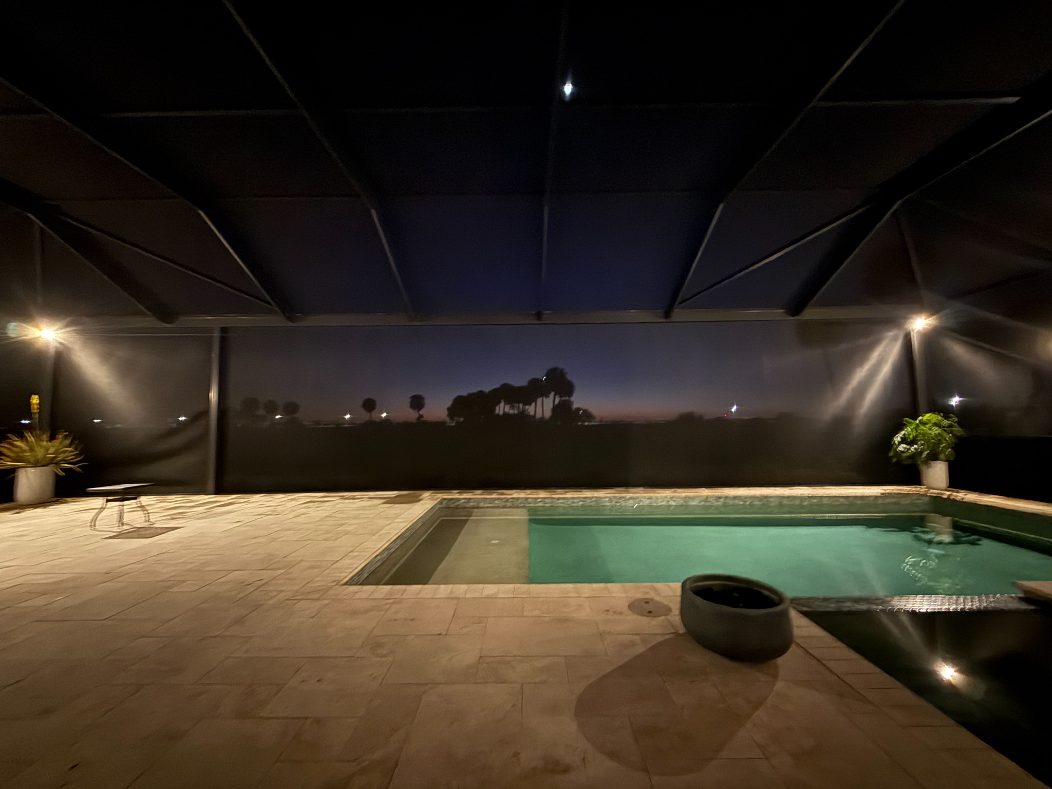 Wide lanai lighting project